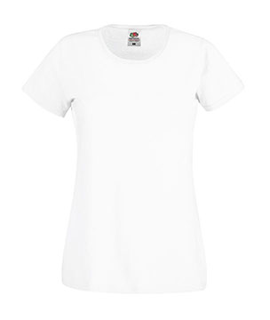 T-SHIRT ORIGINAL DONNA - FRUIT OF THE LOOM bianco T-SHIRT ORIGINAL DONNA - FRUIT OF THE LOOM bianco